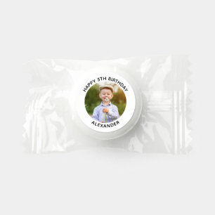 Happy Birthday Round Photo Life Saver® Mints