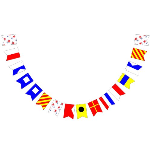 Happy Birthday Sailing Flag Alphabet