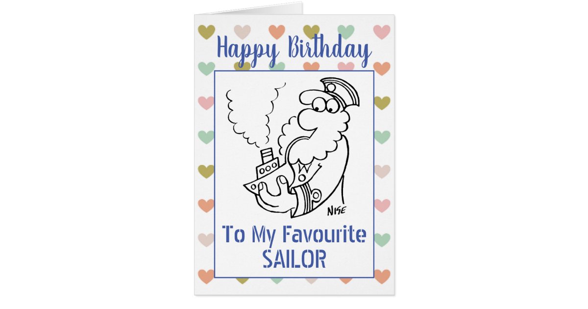 Happy Birthday Sailor | Zazzle