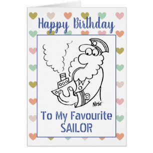 Happy Birthday Sailor Cards