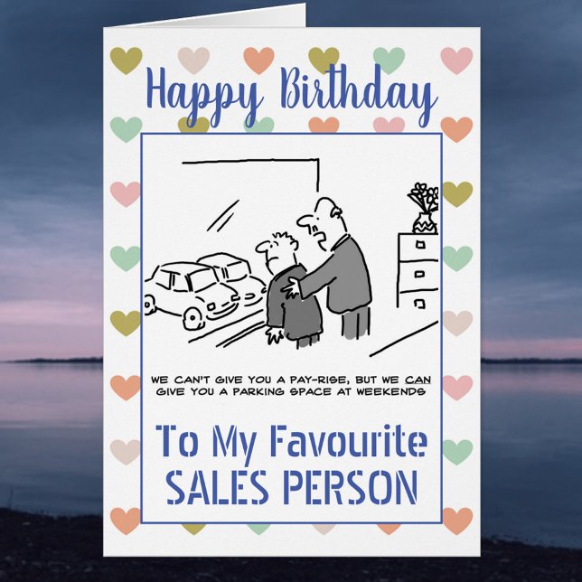 Happy Birthday Sales Person Cards (Creator Uploaded)