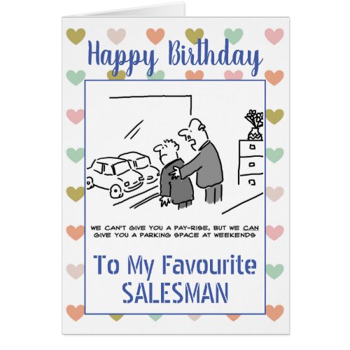 Happy Birthday Salesman