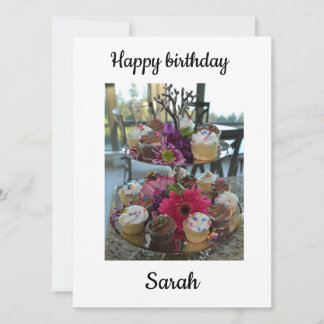 Happy birthday Sarah Card