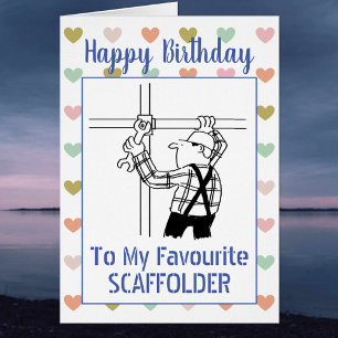 Happy Birthday Scaffolder Cards