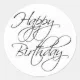 Happy Birthday Script Sticker | Zazzle