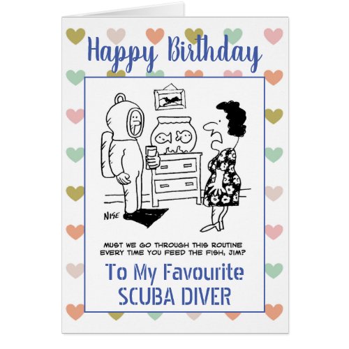 Happy Birthday Scuba Diver