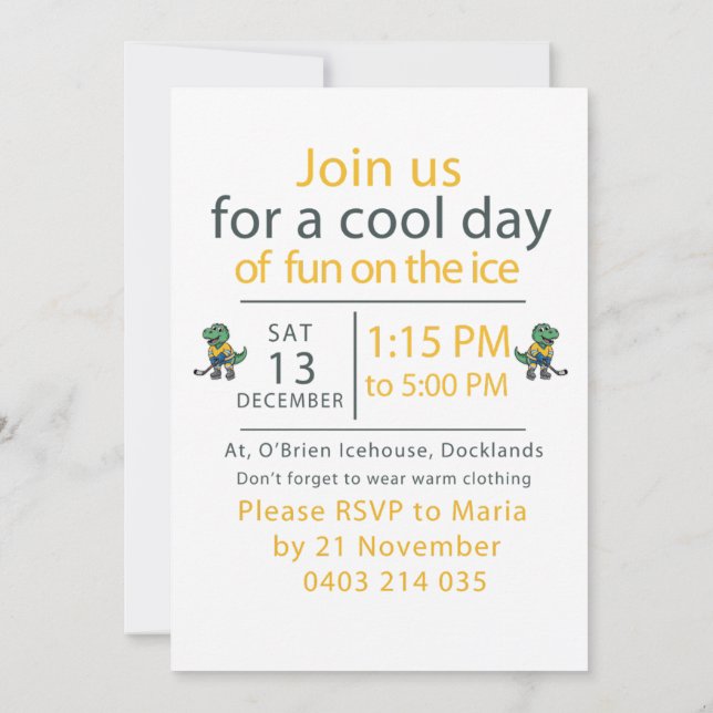 Happy Birthday Sebastian 7th Bday Invitation (Back)