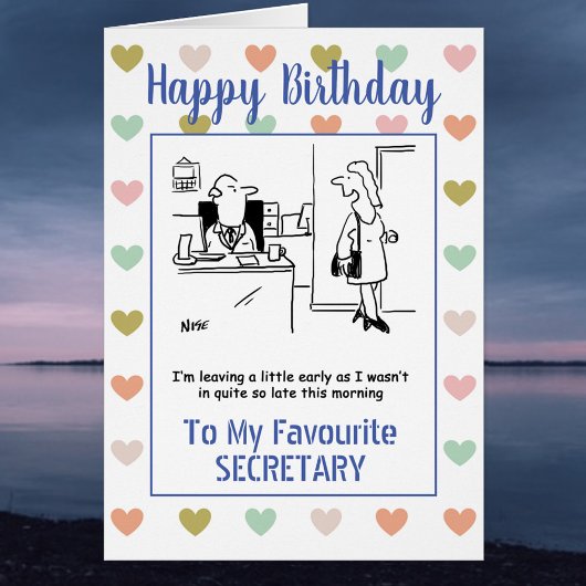 Happy Birthday Secretary Cards