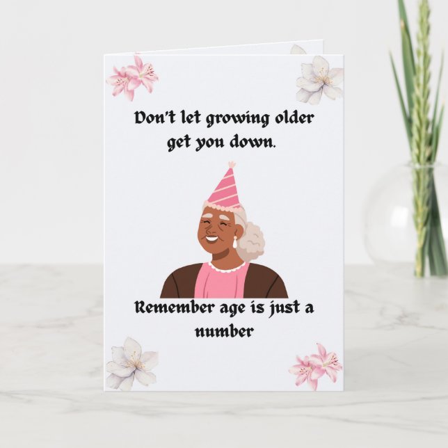 Happy Birthday Senior! Card (Front)