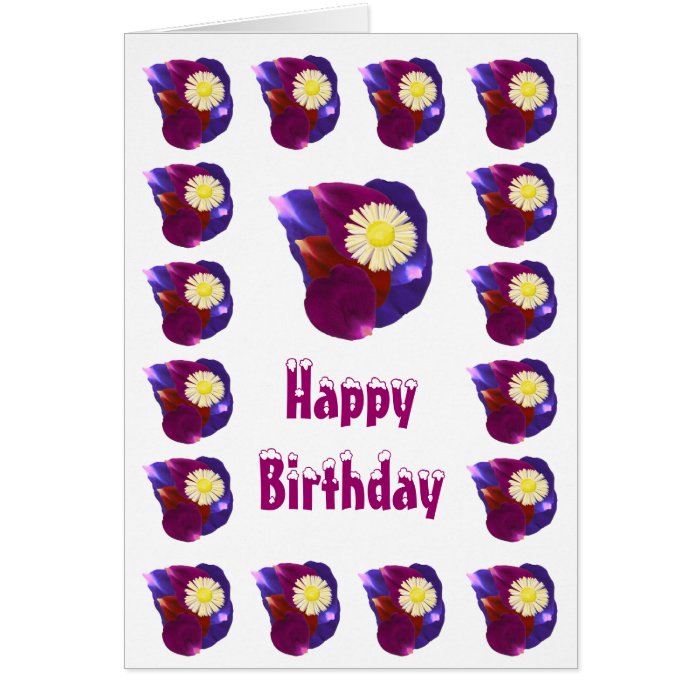 Happy Birthday   Sensual Flower Rose Petals Cards