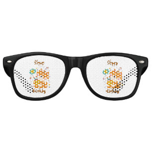 Happy Birthday Shiba Inu Party Retro Sunglasses