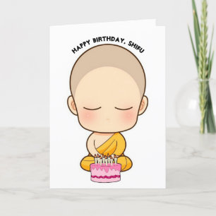 Happy Birthday Shifu Cute Birthday Card