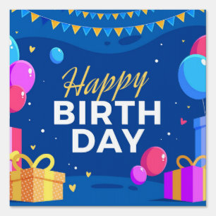 Happy Birthday Sign