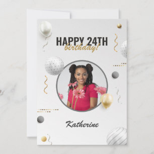 Happy Birthday Simple Custom Photo Gift