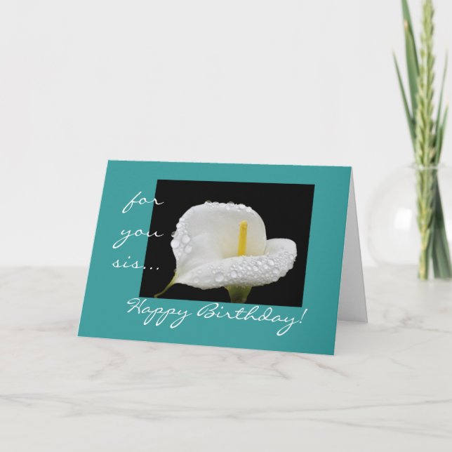 Happy birthday sis! card (Front)