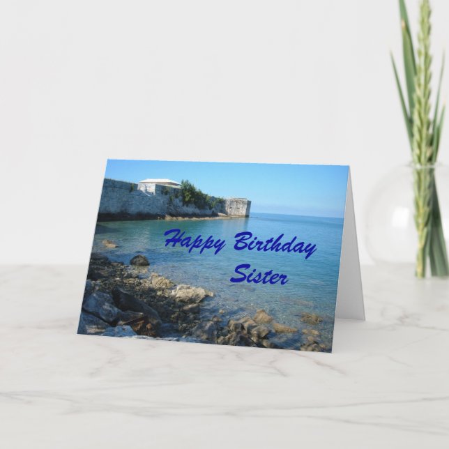 Happy Birthday Sister Card (Front)