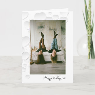 Happy birthday sister card