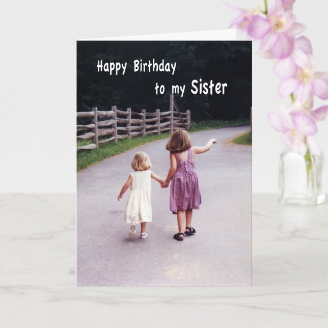 Sister Birthday Card Happy Birthday To A Lovely Sister Card - UK