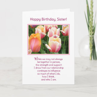 Happy Birthday, Sister! Card