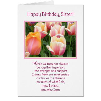 Happy Birthday, Sister! Card