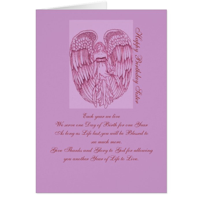 Happy Birthday Sister Greeting Cards