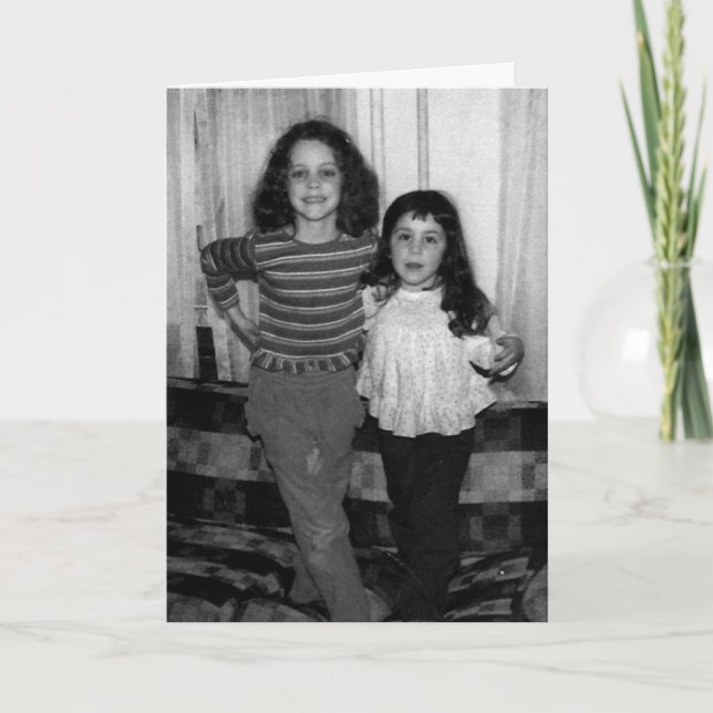 Happy Birthday - Sister Holiday Card (Front)