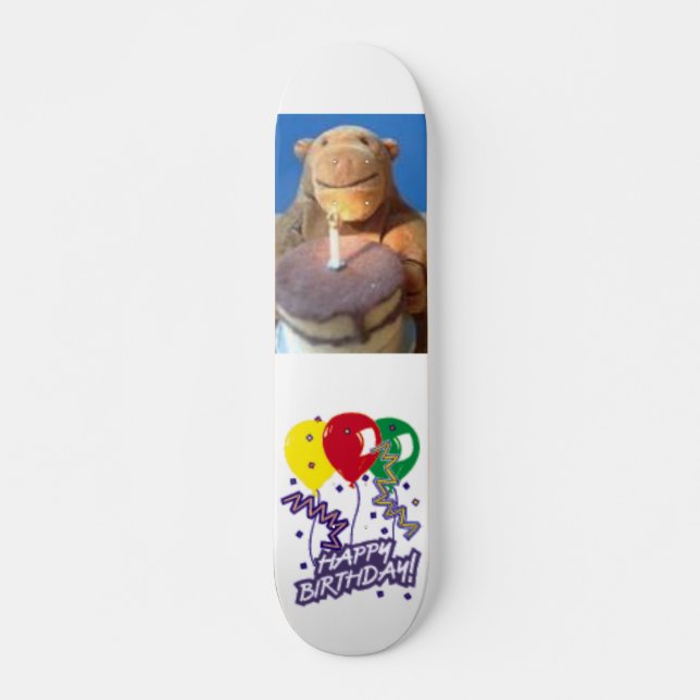 Happy Birthday Skateboard Deck (Front)