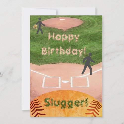 Happy Birthday Slugger Invitation