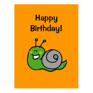 Snail Birthday Cards | Zazzle