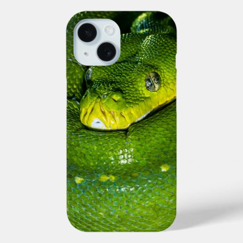 Happy Birthday Snake Blanket iPhone 15 Case
