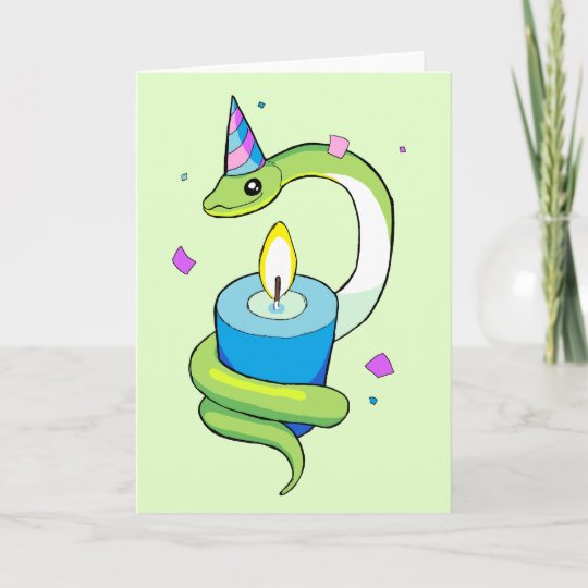 snake-birthday-card-party-snake-funny-birthday-card-etsy-snake