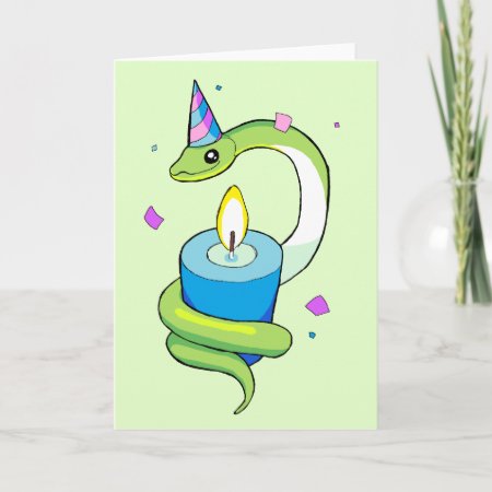 Happy Birthday Snake Card