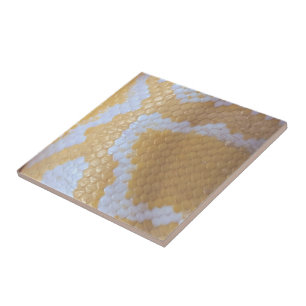 Happy Birthday Snake  Ceramic Tile