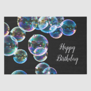 Happy Birthday Soap Bubble Gift Tissue Paper