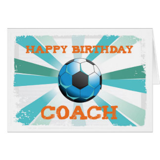 Happy Birthday Coach Cards - Greeting & Photo Cards | Zazzle