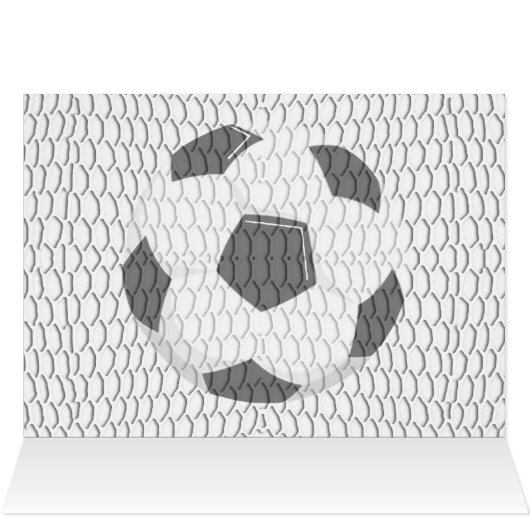 Happy Birthday Soccer Field Goal (Inside Horizontal (Top))