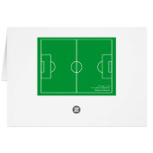 Happy Birthday Soccer Field Goal (Back Horizontal)