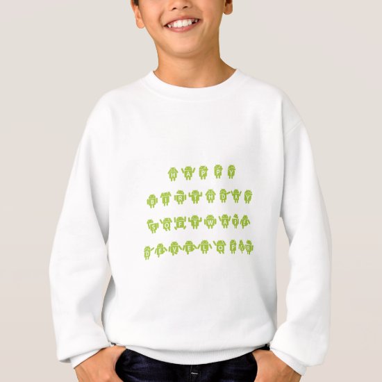 Happy Birthday Software Developer (Bugdroid) Sweatshirt