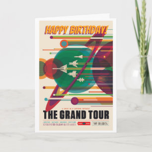 Happy Birthday! Solar System Grand Tour Card