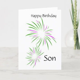 Happy Birthday Son Card