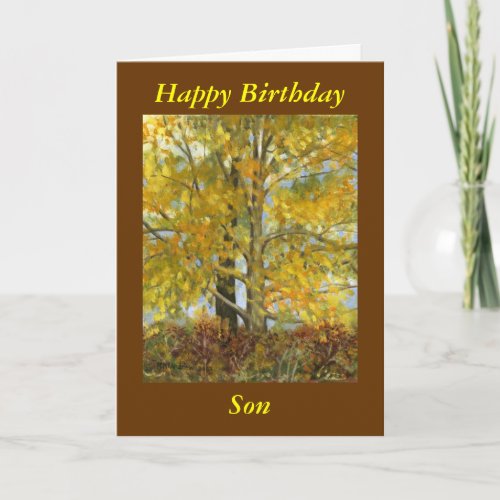 Happy Birthday Son Card