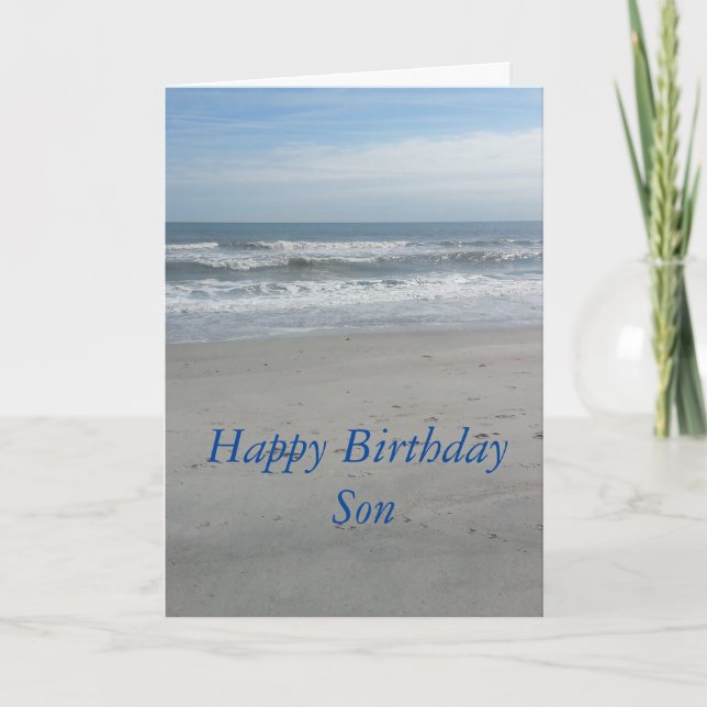 Happy Birthday Son Card (Front)
