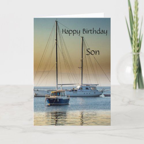 Happy Birthday Son Card