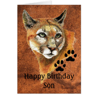 Happy Birthday Cougar Cards | Zazzle