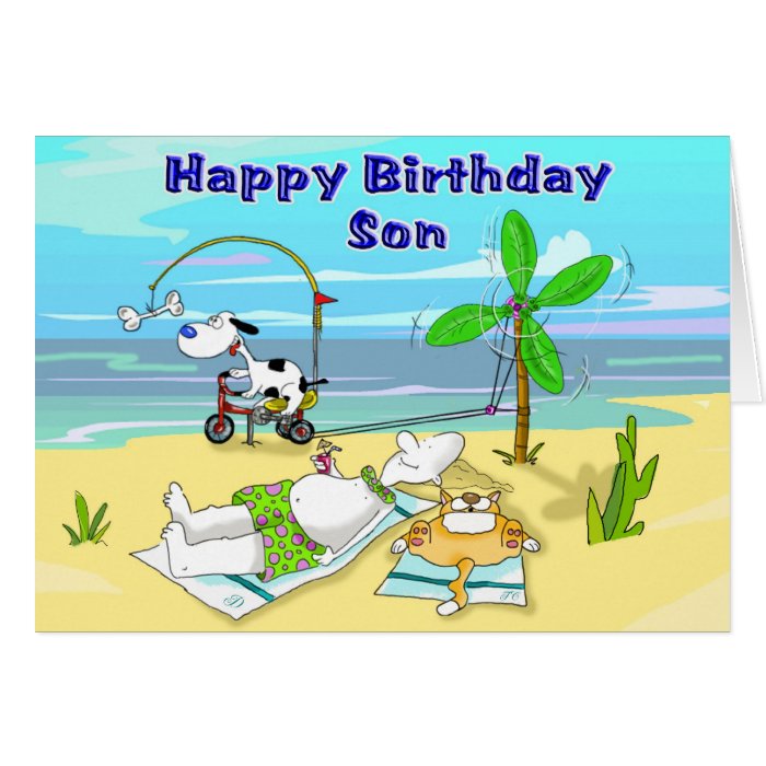 Happy Birthday Son Greeting Cards