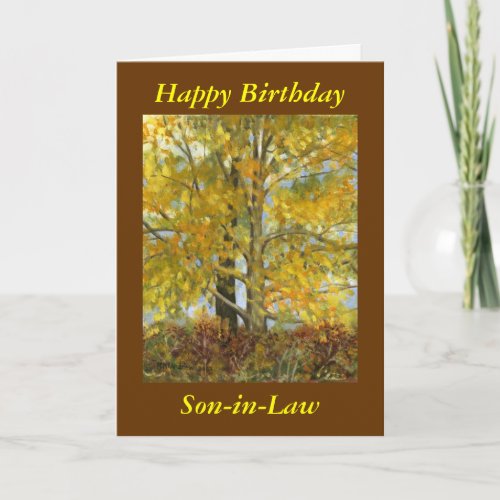 Happy Birthday Son_in_Law Card