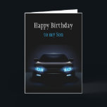 Happy Birthday Son New Car Exciting  Card<br><div class="desc">happy Birthday Son wish you a day as cool and exciting as a brand new vehicle</div>