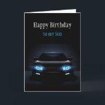 Happy Birthday Son New Car Exciting  Card<br><div class="desc">happy Birthday Son wish you a day as cool and exciting as a brand new vehicle</div>