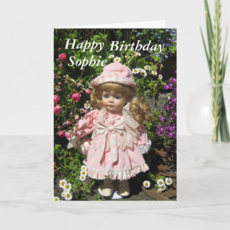 Happy Birthday Sophie Card