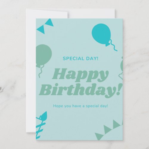 Happy Birthday Special Card